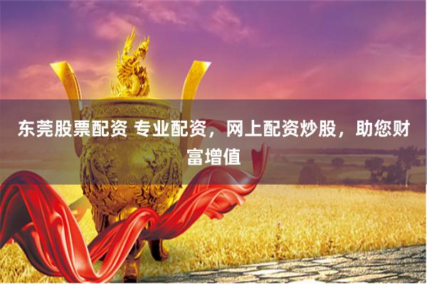 东莞股票配资 专业配资，网上配资炒股，助您财富增值